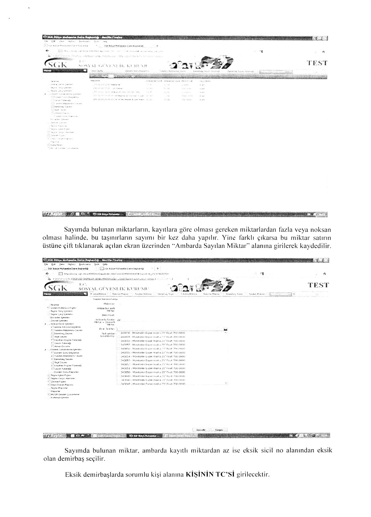 2015 yıl sonu işlemleri kılavuzu, kaynak PDF sayfa 12: MOSİP ekran örnekleri